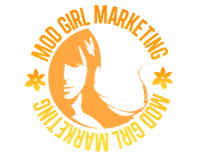 Mod Girl Marketing Symbol Logo