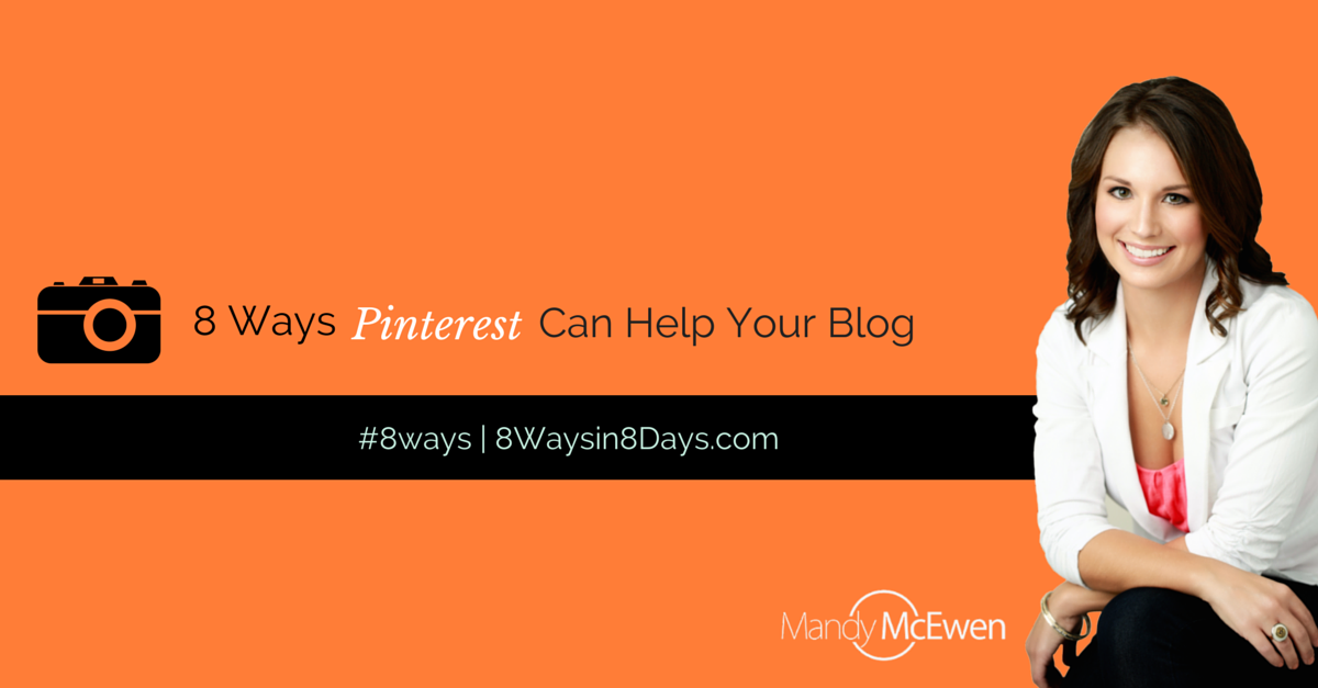 8 ways pinterest help blog Mandy McEwen 