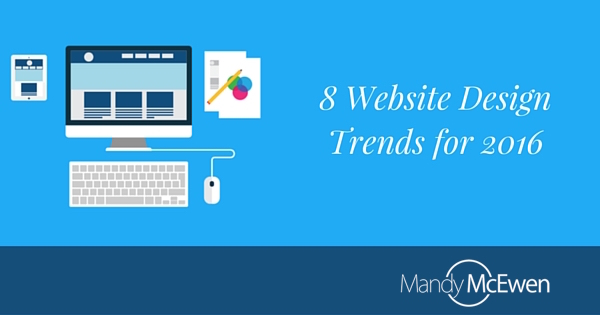 8 website design trends for 2016