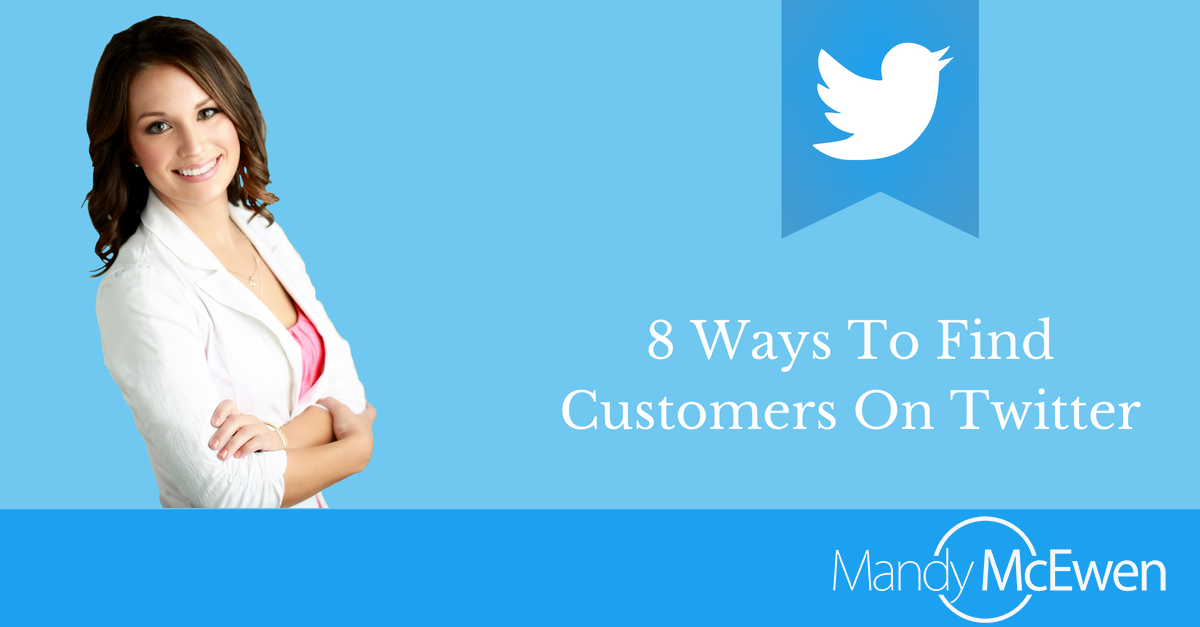 find customers on twitter