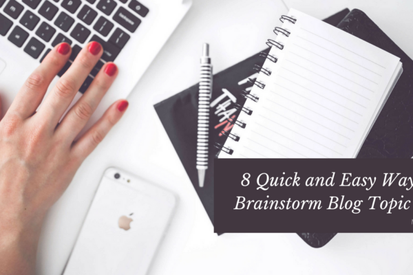 brainstorm blog topic ideas