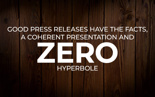 press release jargon